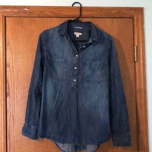 Denim shirt size med